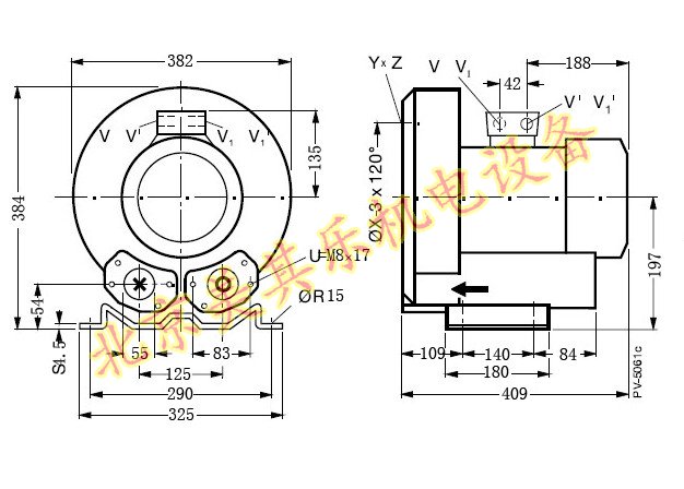2GH710/单相2.2kw雷竞技体育登录平台CAD尺寸图